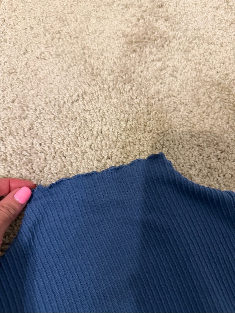 Mock Neck Crop Top, Medium - Picture 5 of 5